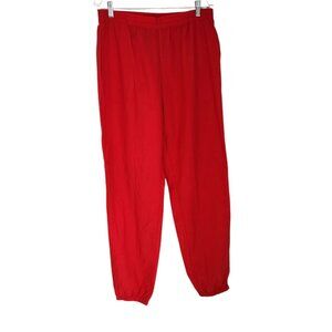 Vintage Marlboro Windbreaker Track Pants Mens Red Adventure Team Nylon Large 90s
